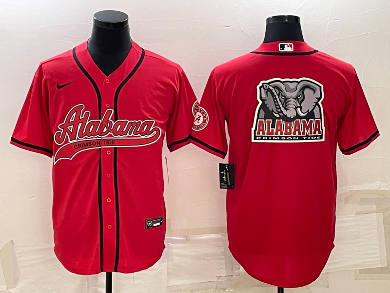 NCAA Men Alabama Crimson Tide Blank red jersey->ncaa teams->NCAA Jersey